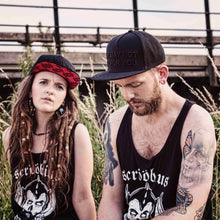 Load image into Gallery viewer, We May Not Be For You Black/Red Snapback Cap